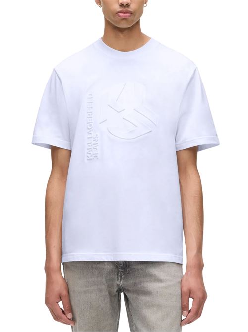 T-shirt in cotone con logo a rilievo Karl Lagerfeld jeans | A4M17033100